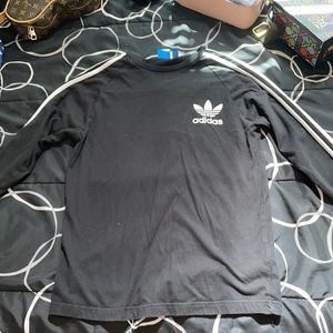 Black and white adidas long sleeve